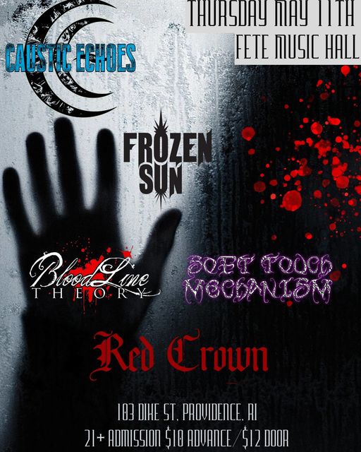 Red Crown Live at Fete Musical Hall: A Night of Rock and Metal in Providence, Rhode Island!